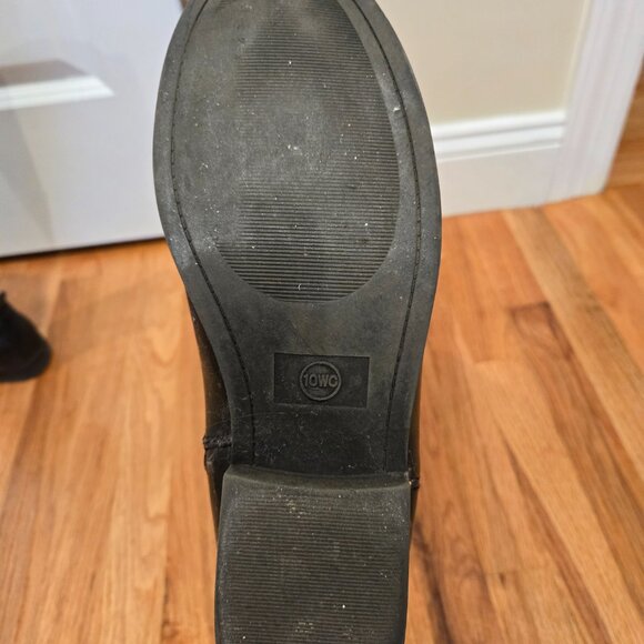 Black wide calf boots - Picture 4 of 4